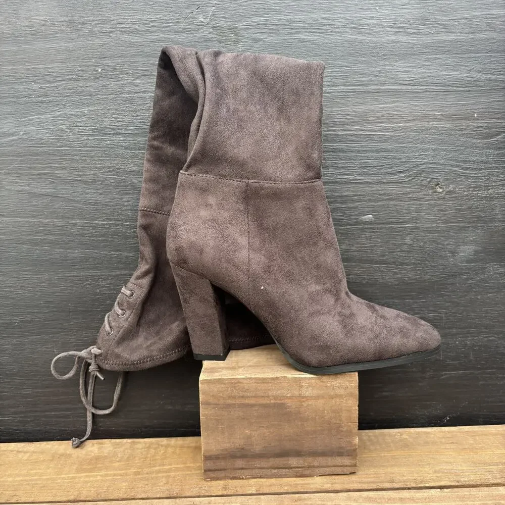 VINCE CAMUTO MADOLEE TAUPE OVER-THE-KNEE BOOTS SIZE 7.5 NWOT